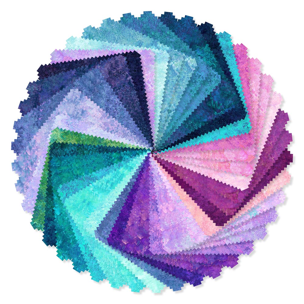 Northcott Fabrics Stonehenge Crystal 10" x 10" 42 Fabrics Keepsake Quilting