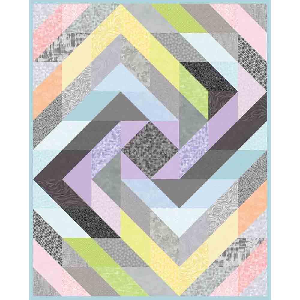 I've Got Hue, Babe Pattern - 5 and Dime Zig Zag Quilt – Keepsake Quilting