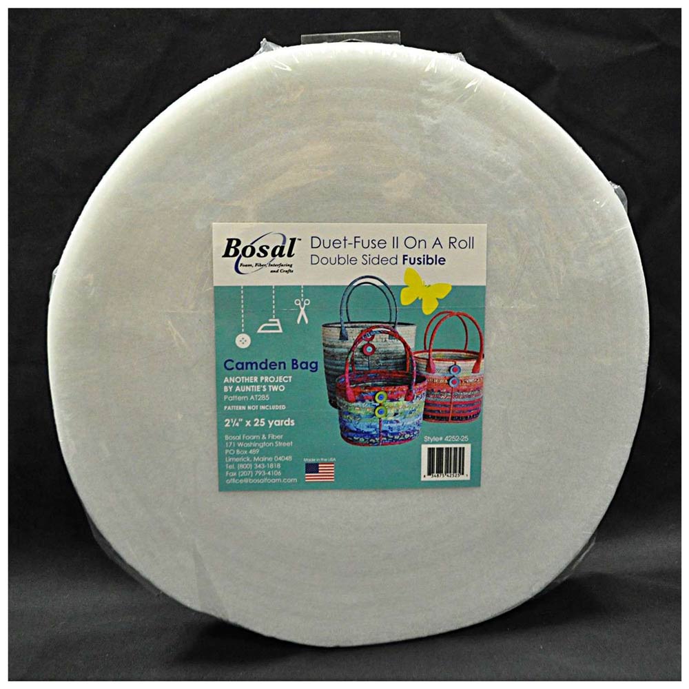 Bosal Duet Fuse II Double Sided Fusible Batting Camden Bag Precut