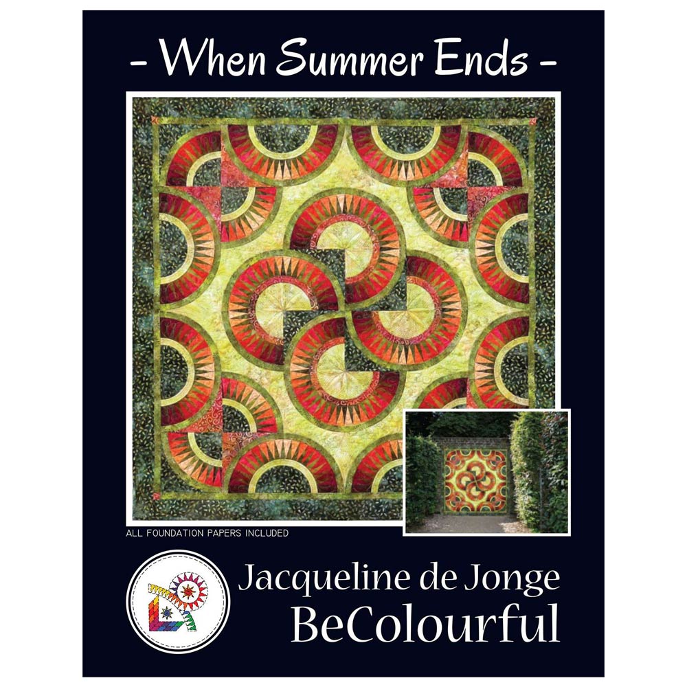 When Summer Ends Paper Pieced Quilt Pattern by Jacqueline de Jong Keepsake Quilting
