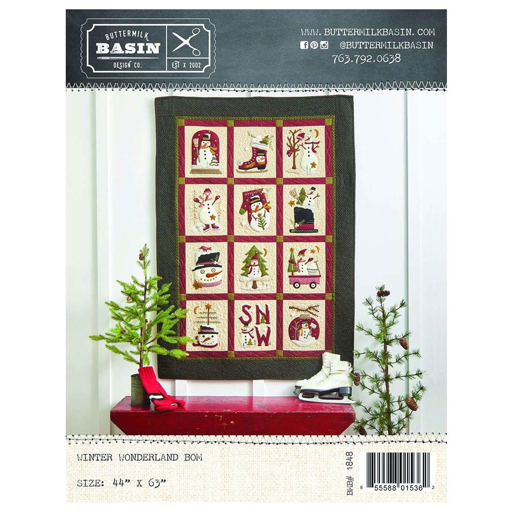 Winter Wonderland BOM Pattern Only Keepsake Quilting