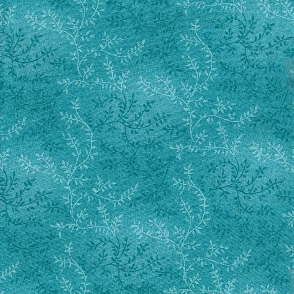 Medium Aqua Blended Branches 108" 3Yard Back Pack Keepsake Quilting