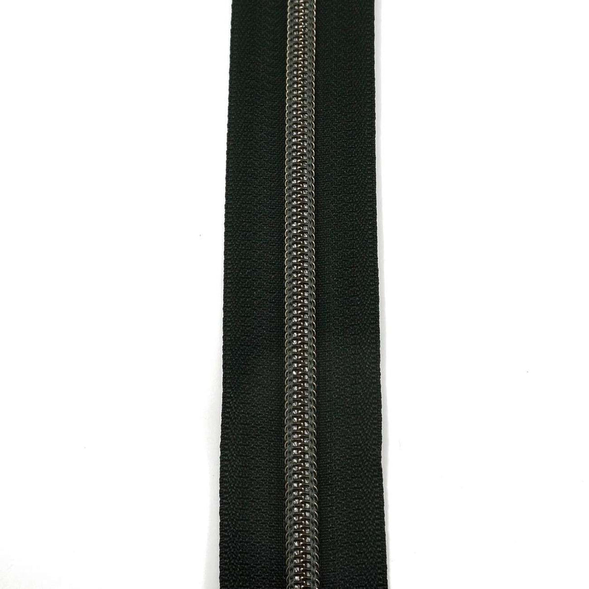 5 Emmaline ZippersbytheYard 10yds Black Gunmetal Teeth Keepsake