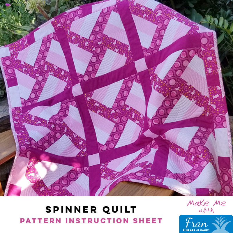 Spinner Quilt Fran Pineapple Pack Pattern Keepsake Quilting
