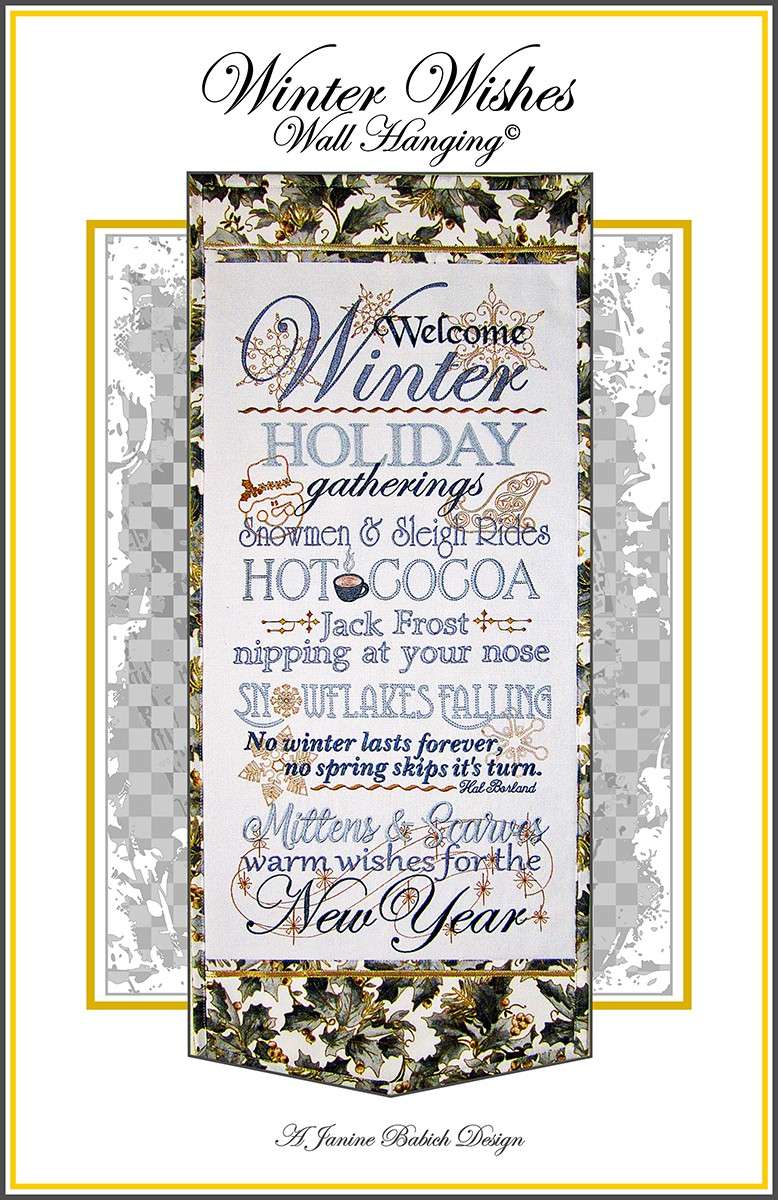 Winter Wishes Quilt Pattern by Janine Babich Keepsake Quilting