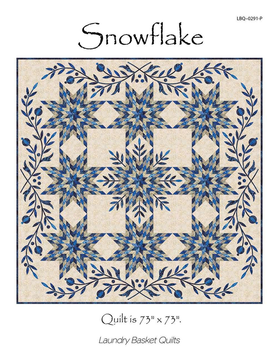 Snowflake Quilt Pattern by Edyta Sitar Keepsake Quilting