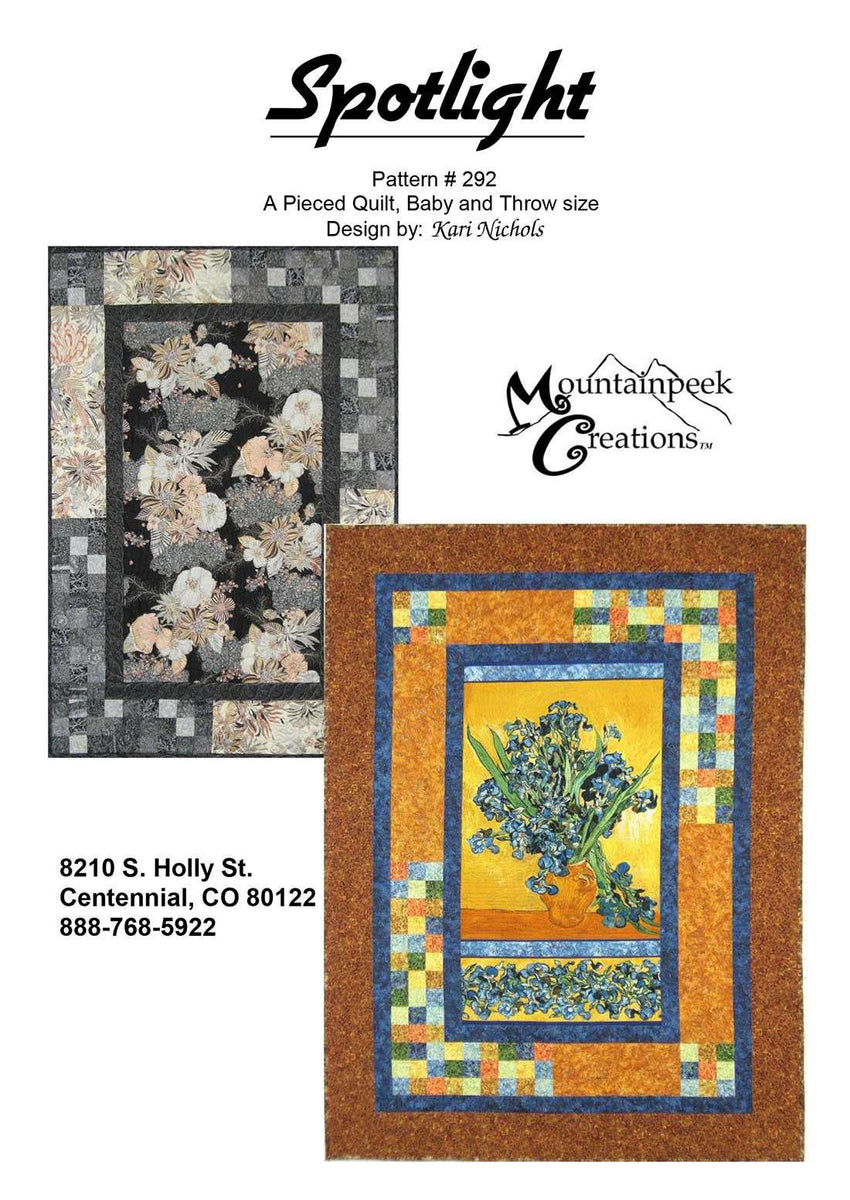Spotlight Pattern Keepsake Quilting