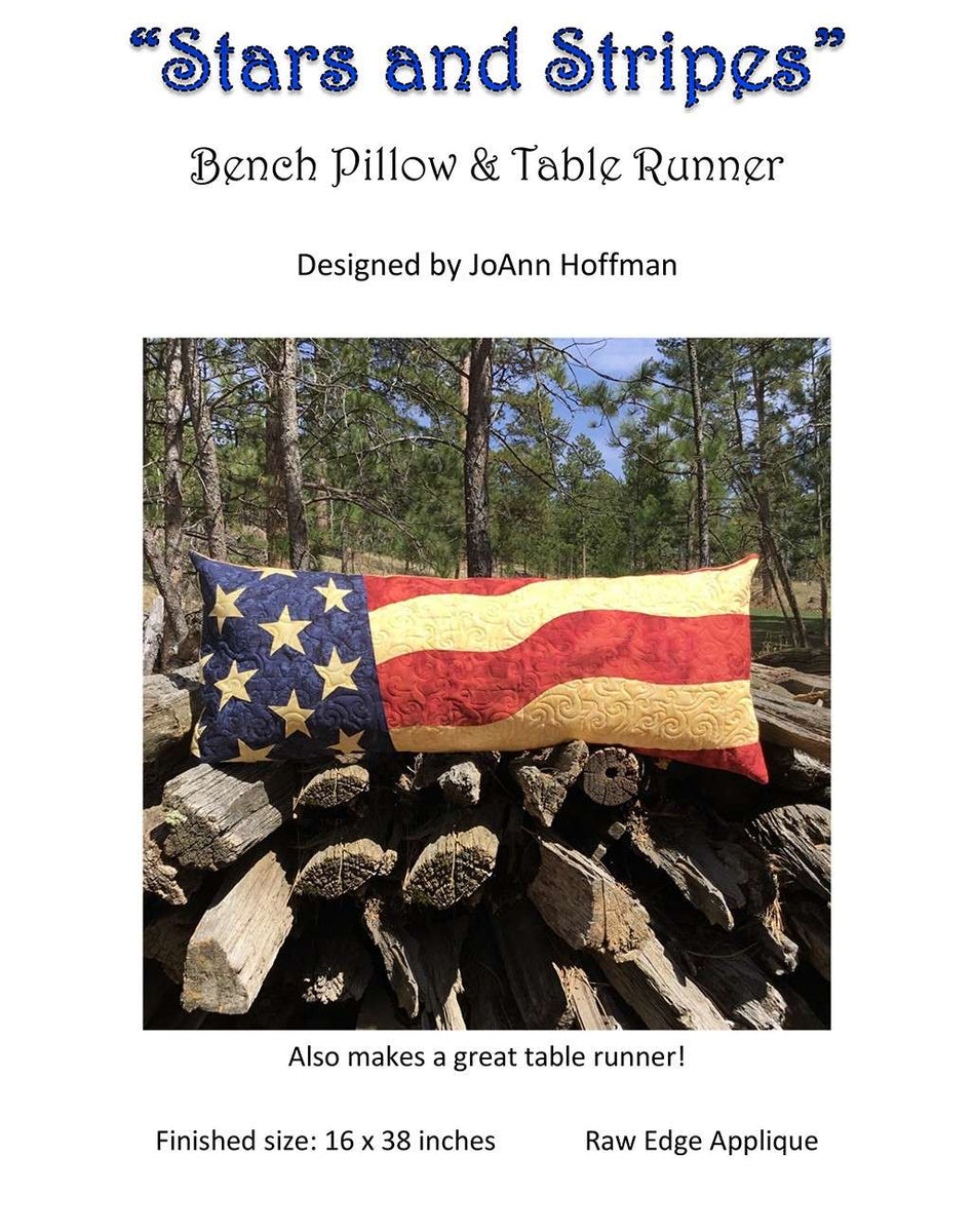 Star and Stripes Bench Pillow Pattern Keepsake Quilting