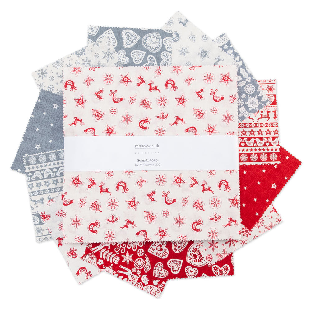 Andover Fabrics - Scandi 23 - 10 x 10 - 42 Fabrics – Keepsake