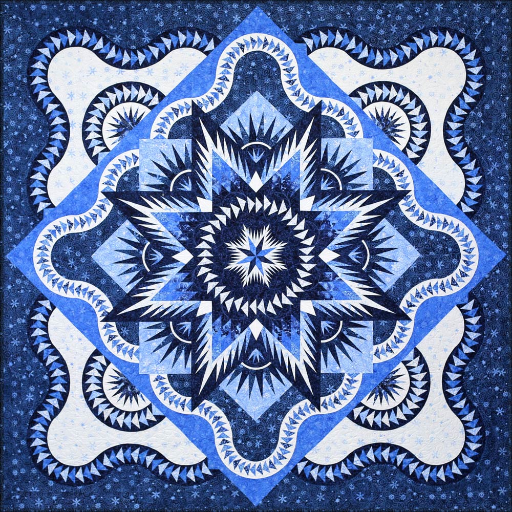 Arctic Star Mixer Quiltworx Snowed In Island Batik Kit
