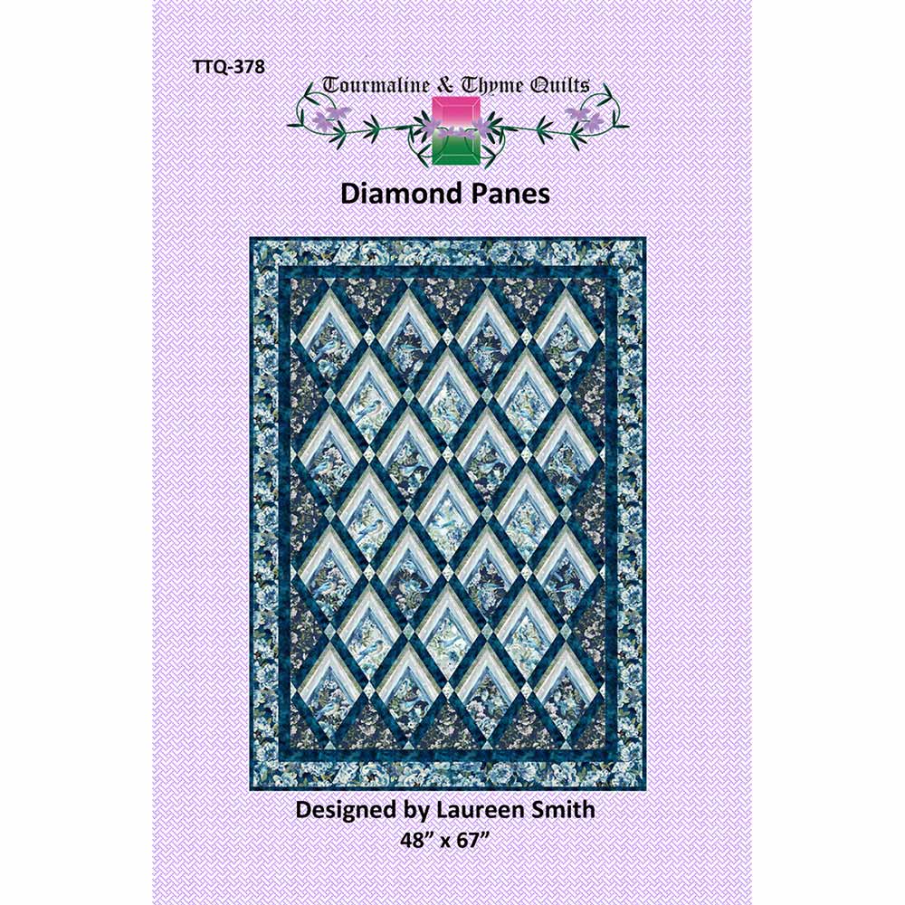 Diamond Panes Tourmaline & Thyme Quilts Pattern Keepsake Quilting