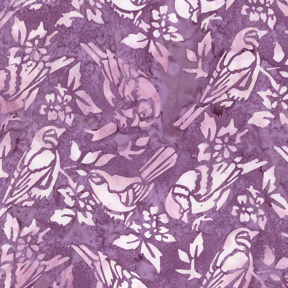 Riley Blake Designs - Backyard Birds - Expression Batiks - Razzmic - B ...
