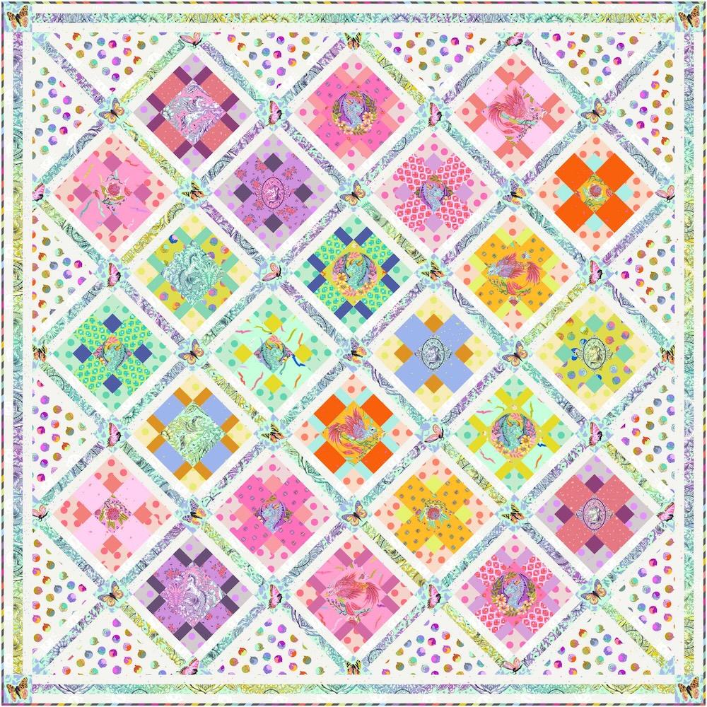 Tula Design Example Legendary - Tula Pink Anniversary Design Celebrating 20 Years of Tula ...