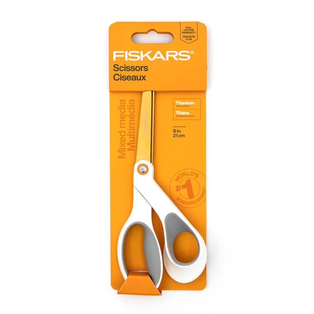 Fiskars Premier SoftGrip Titanium 8in Scissors – Keepsake Quilting