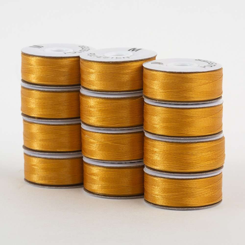 SuperBobs Polyester Bobbin 12pk M-Style Gold – Keepsake Quilting
