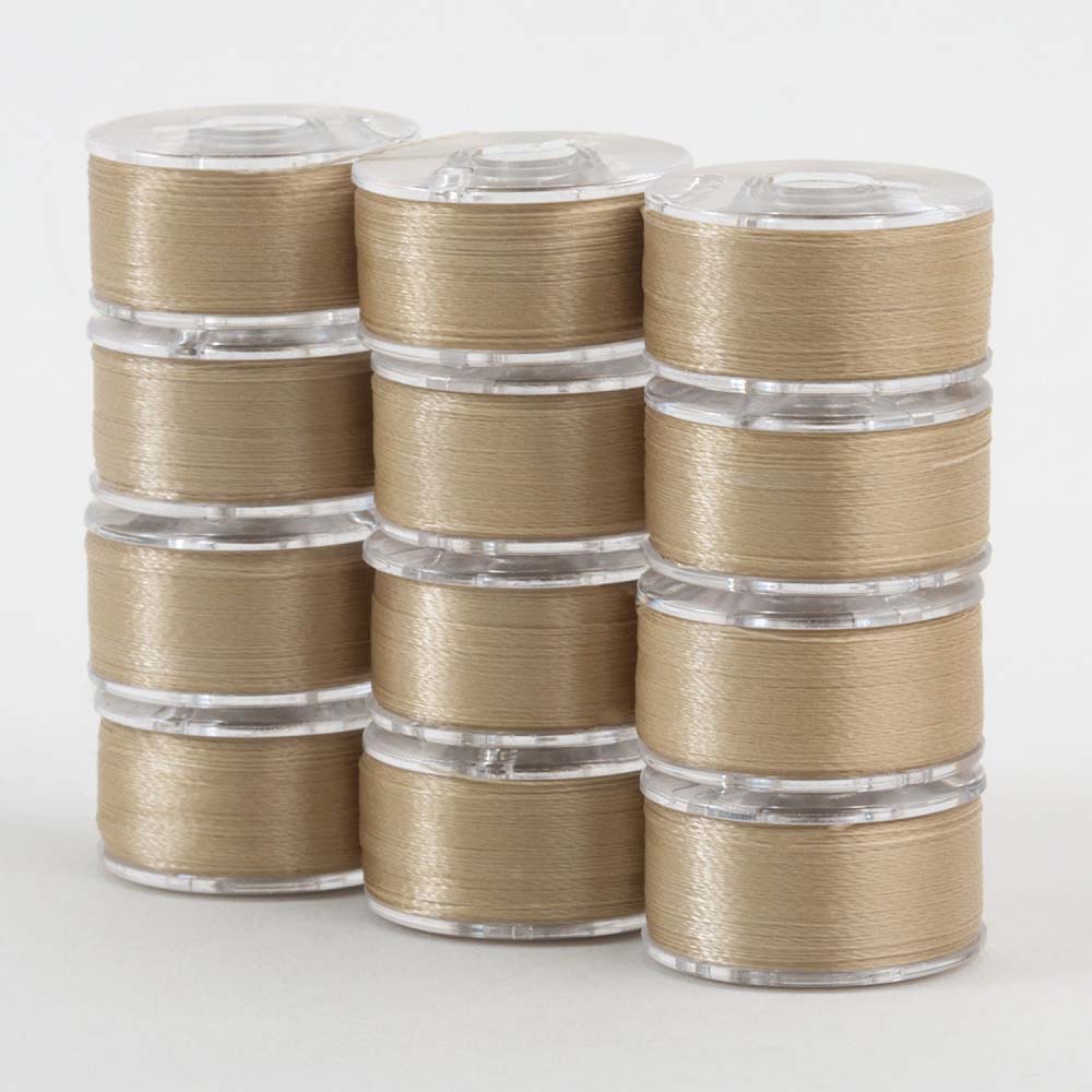 SuperBobs Polyester Bobbin 12pk Class 15 Beach – Keepsake Quilting