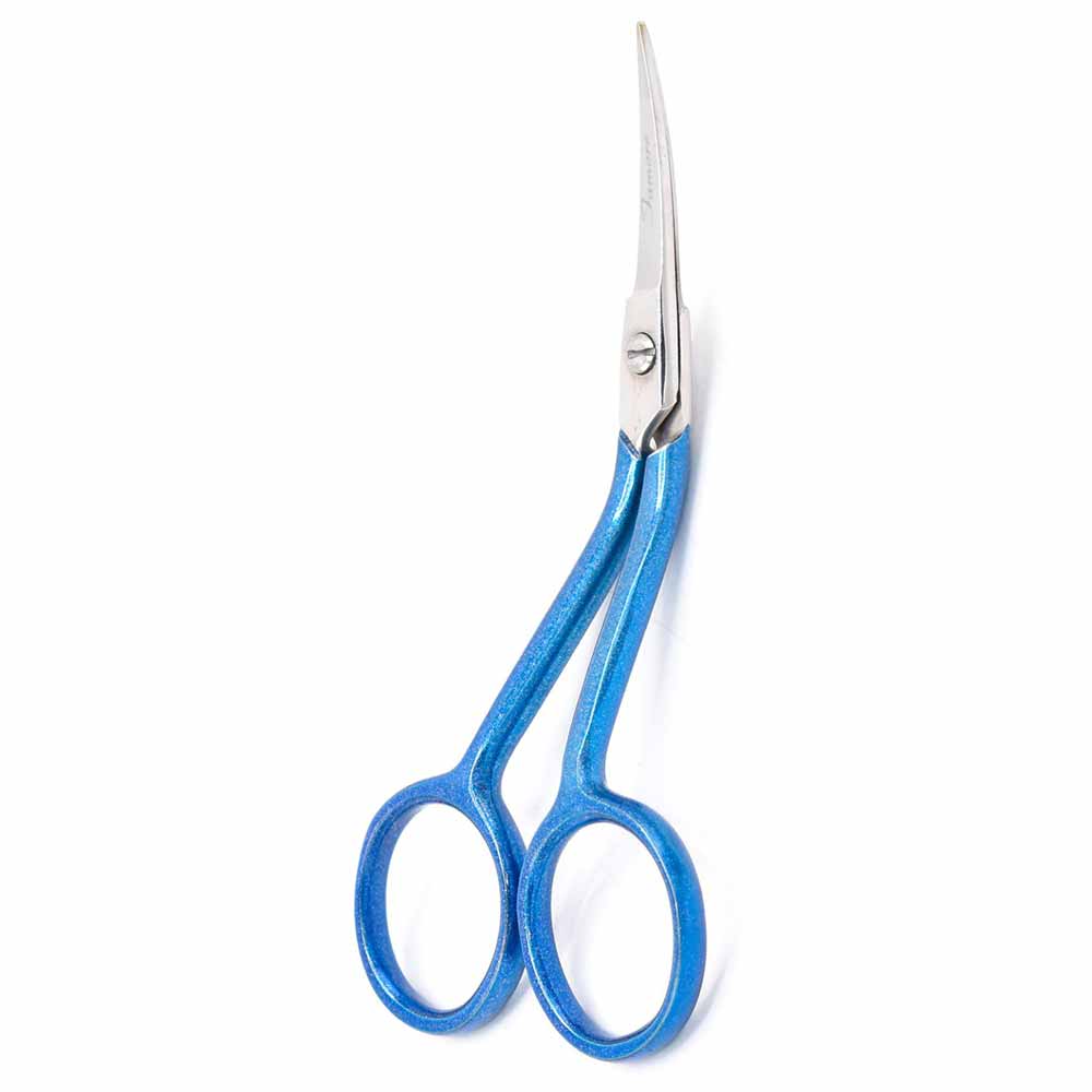 True Left Handed Mini Double Curved Machine Embroidery Scissors