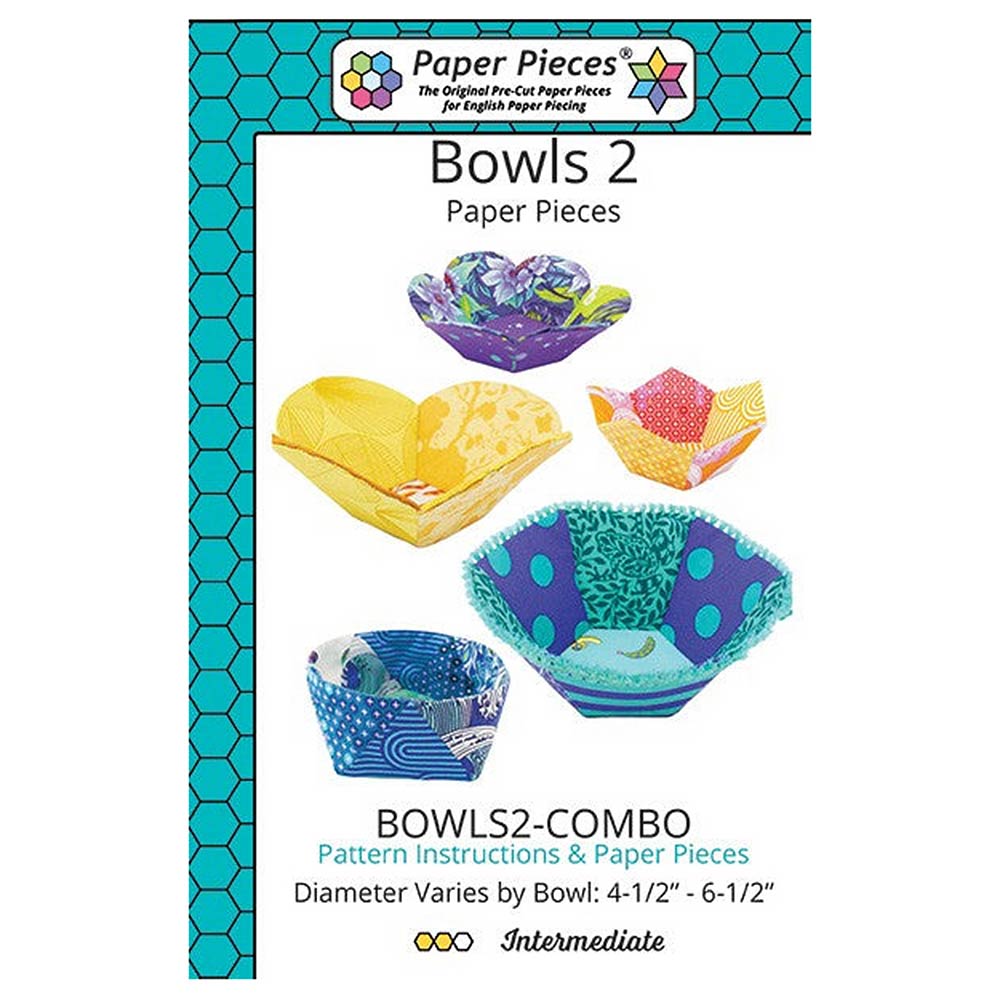 Bowls 2 Pattern and Paper Piece Pack – Keepsake Quilting