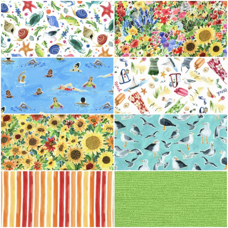 Sea Life - Bonus Quarter Bundles - 6 piece by Pineapple Fabrics – Keepsake  Quilting