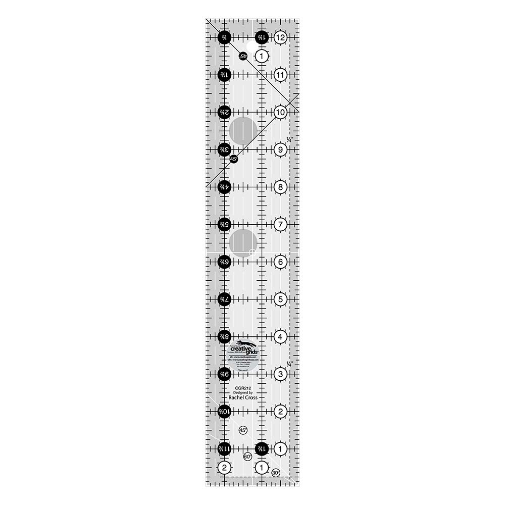 Creative Grids Quilt Ruler 2-1/2in x 12-1/2in – Keepsake Quilting