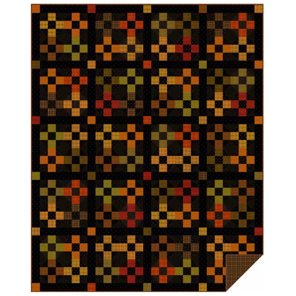 Andover Fabrics - Pumpkin Patch Maze Quilt Pattern - FREE download