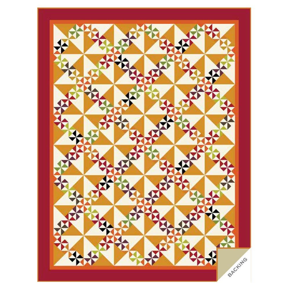 Andover Fabrics - Pinwheels (Solids) Qult pattern - FREE download
