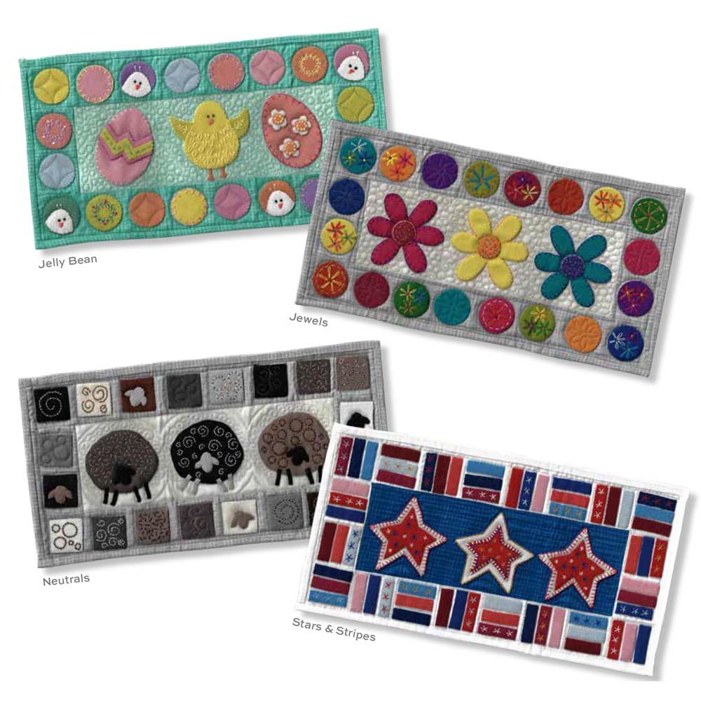 Andover Fabrics - WoolWerks II Mini Quilts Pattern - FREE download