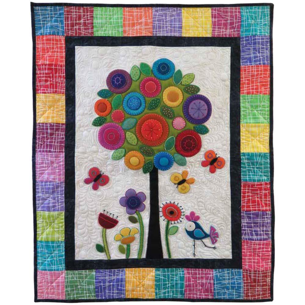 Andover Fabrics - The Happy Tree Wallhanging Pattern - FREE download