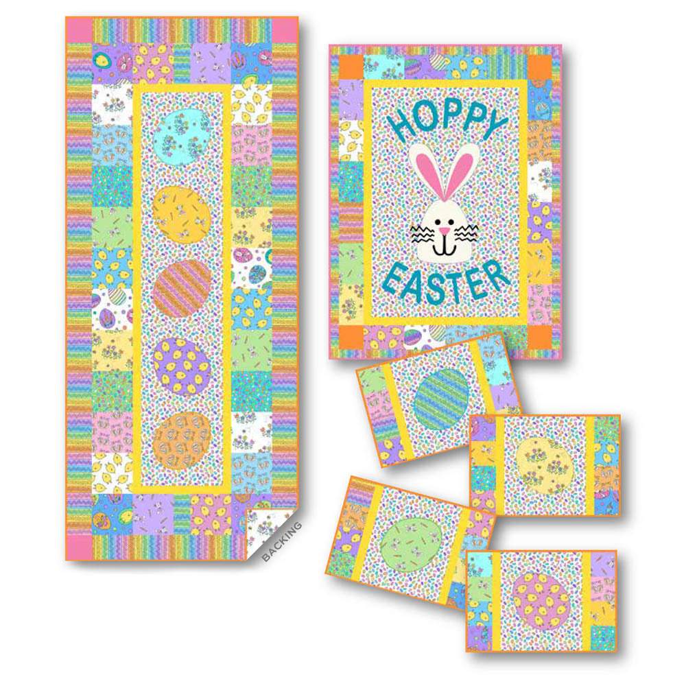 Andover Fabrics - Hoppy Easter Table Set Pattern - FREE download