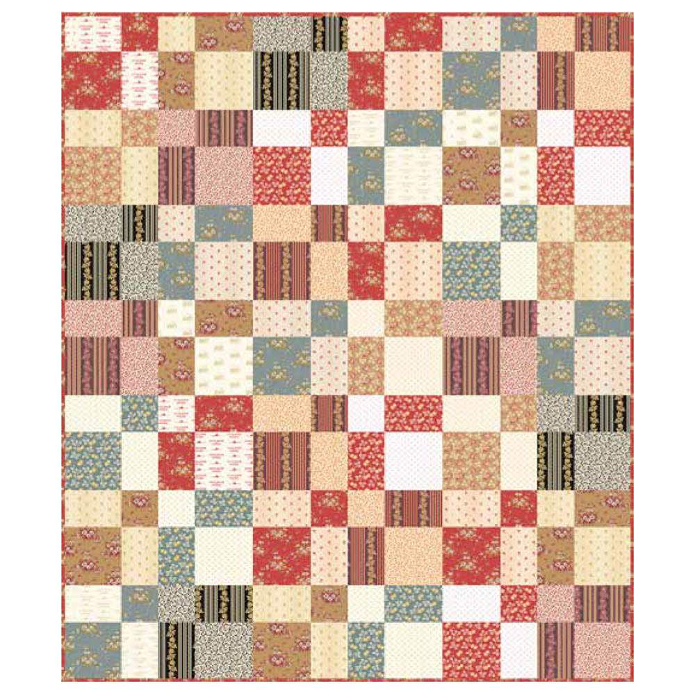 Andover Fabrics - Four Patch Frolic Quilt Pattern - FREE download