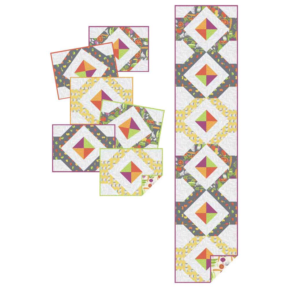 Andover Fabrics - Farm to Fabric Table Set Pattern - FREE download