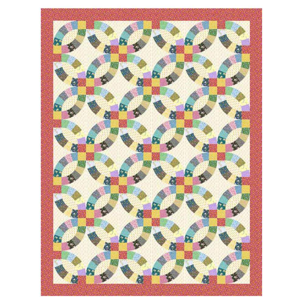 Andover Fabrics - Double Wedding Ring Quilt Pattern - FREE download