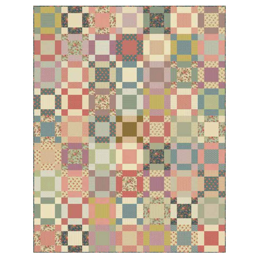 Andover Fabrics - Bed of Roses Quilt Pattern - FREE download