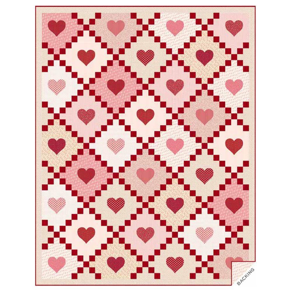 Andover Fabrics - Be Mine Quilt Pattern - FREE download