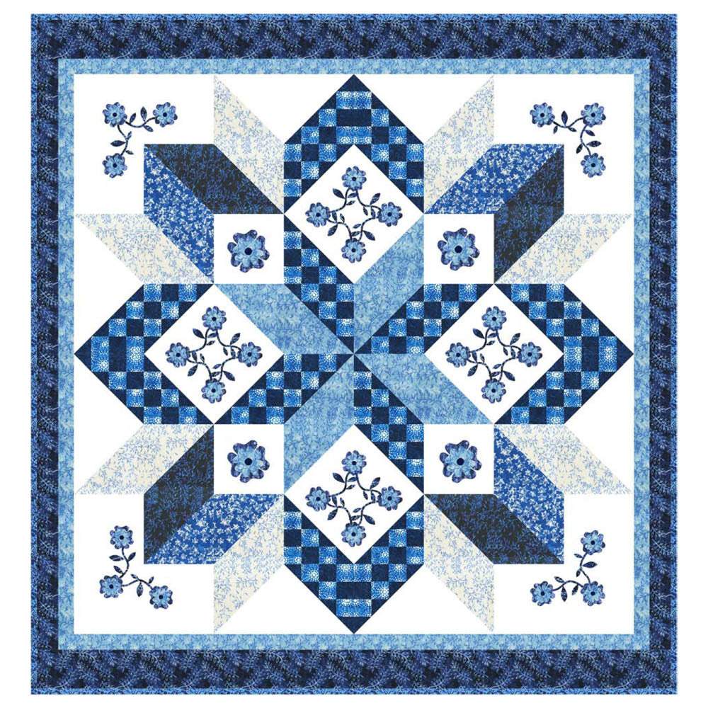 Anthology Fabrics - Water  Mill Quilt pattern - FREE download