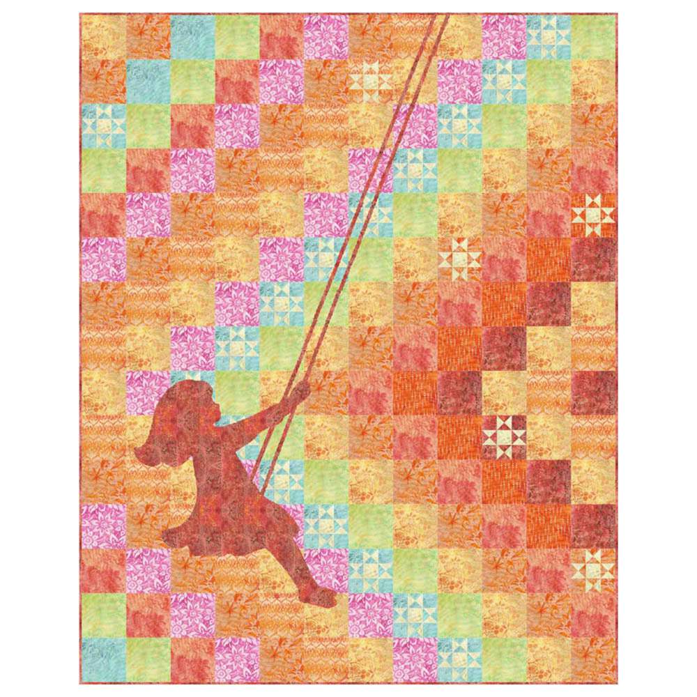 Anthology Fabrics - Tropical Swing Quilt pattern - FREE download