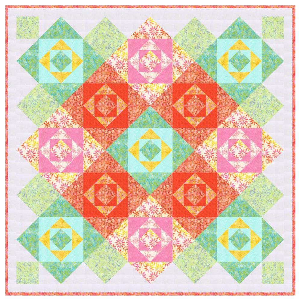 Anthology Fabrics - Sorbet Swirl Quilt pattern - FREE download