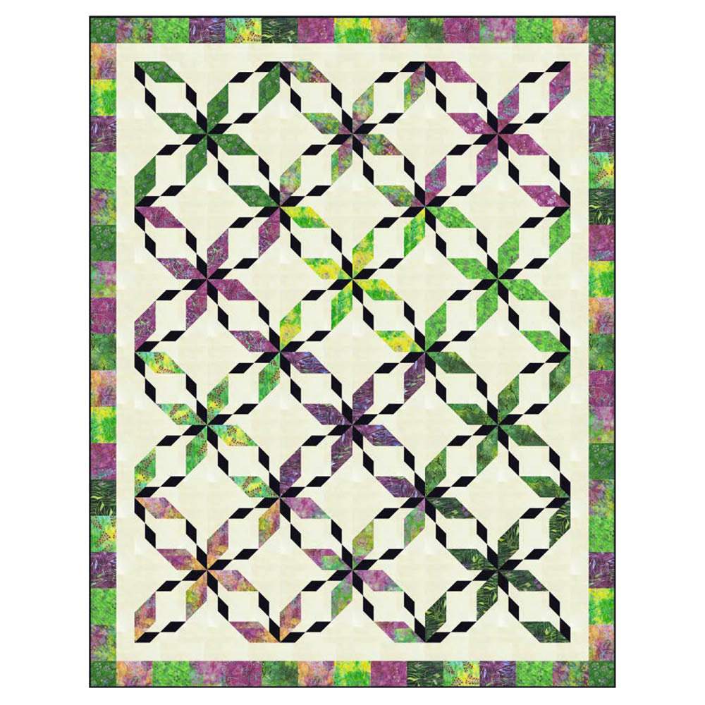 Anthology Fabrics - Sequim Quilt pattern - FREE download