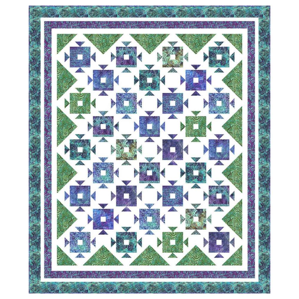 Anthology Fabrics - Kohlrabi Quilt pattern - FREE download