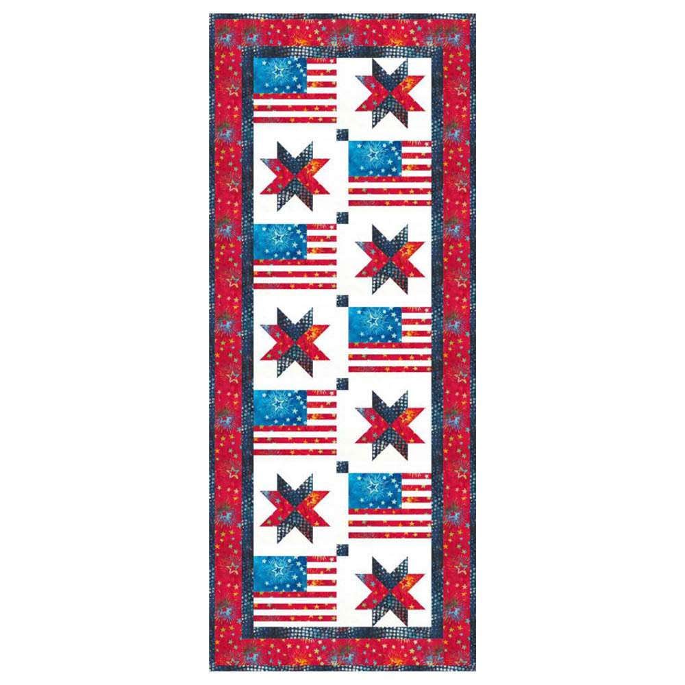Anthology Fabrics - Home Brave Table Runner pattern - FREE download