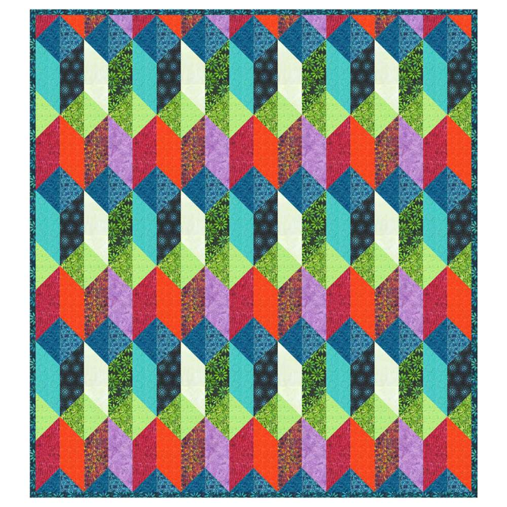 Anthology Fabrics - Crosswinds Quilt pattern - FREE download