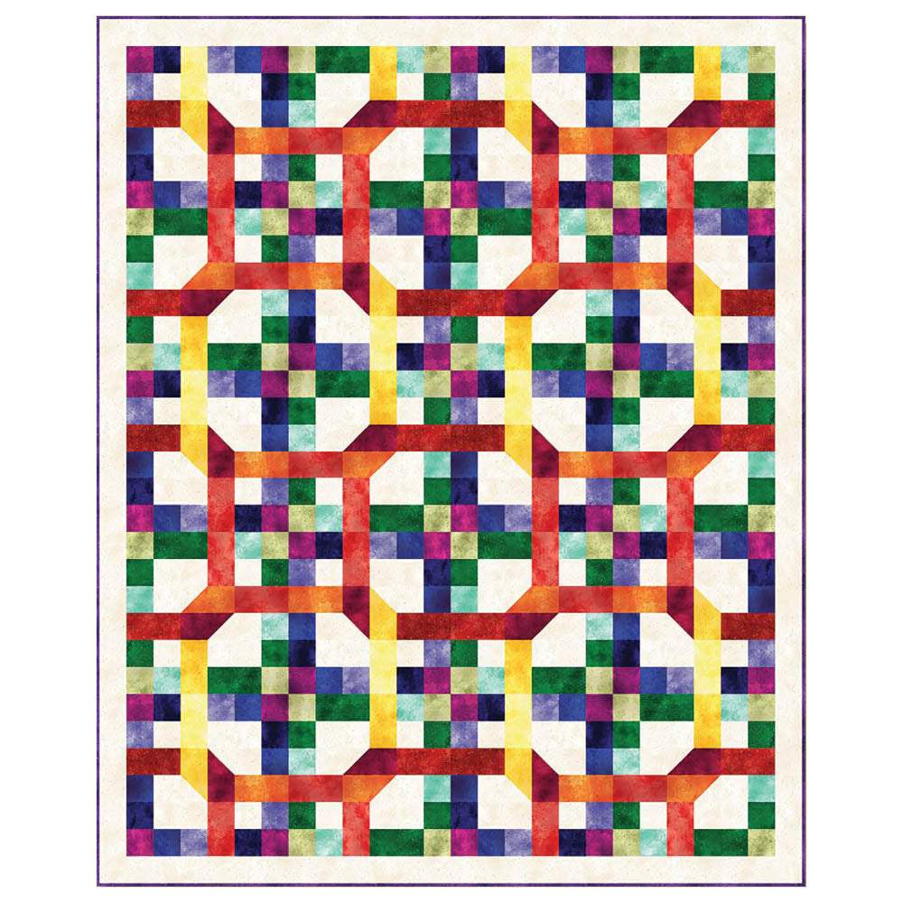 Benartex - Rubick Cube Quilt pattern - FREE download