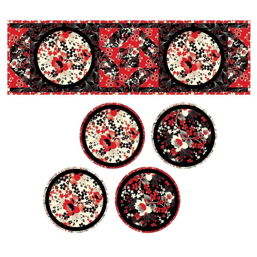 Benartex - Moon Flower Table Setting pattern - FREE download