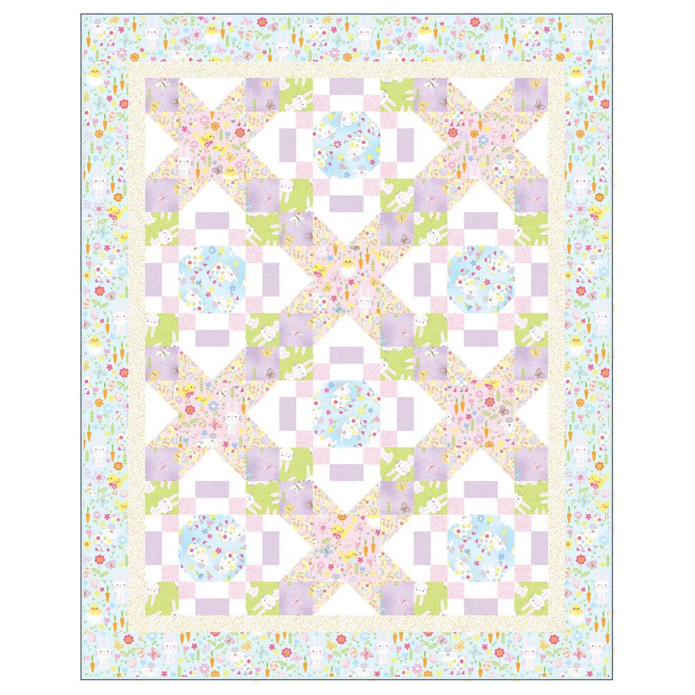 Benartex - Hopping Around Quilt pattern - FREE download