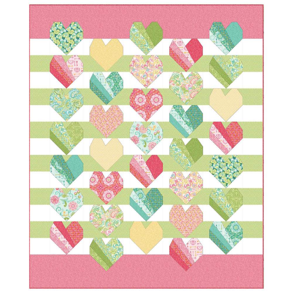 Benartex - Have a Heart Quilt pattern - FREE download