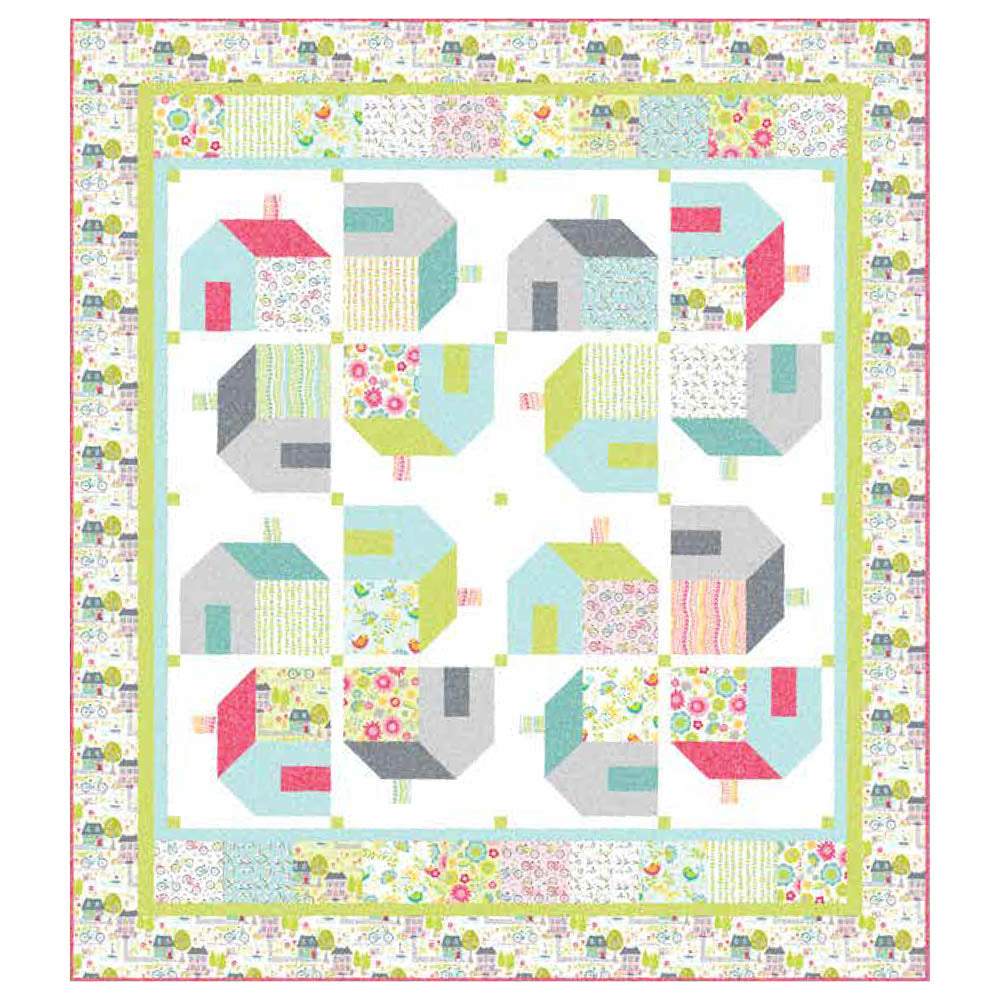 Benartex - Corner Oak Street Quilt pattern - FREE download
