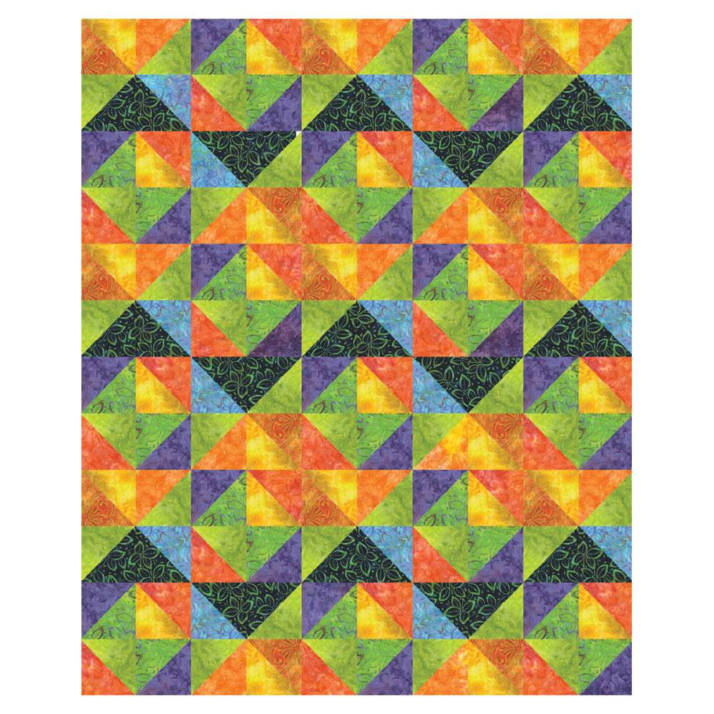 Benartex - Color Wave Quilt pattern - FREE download