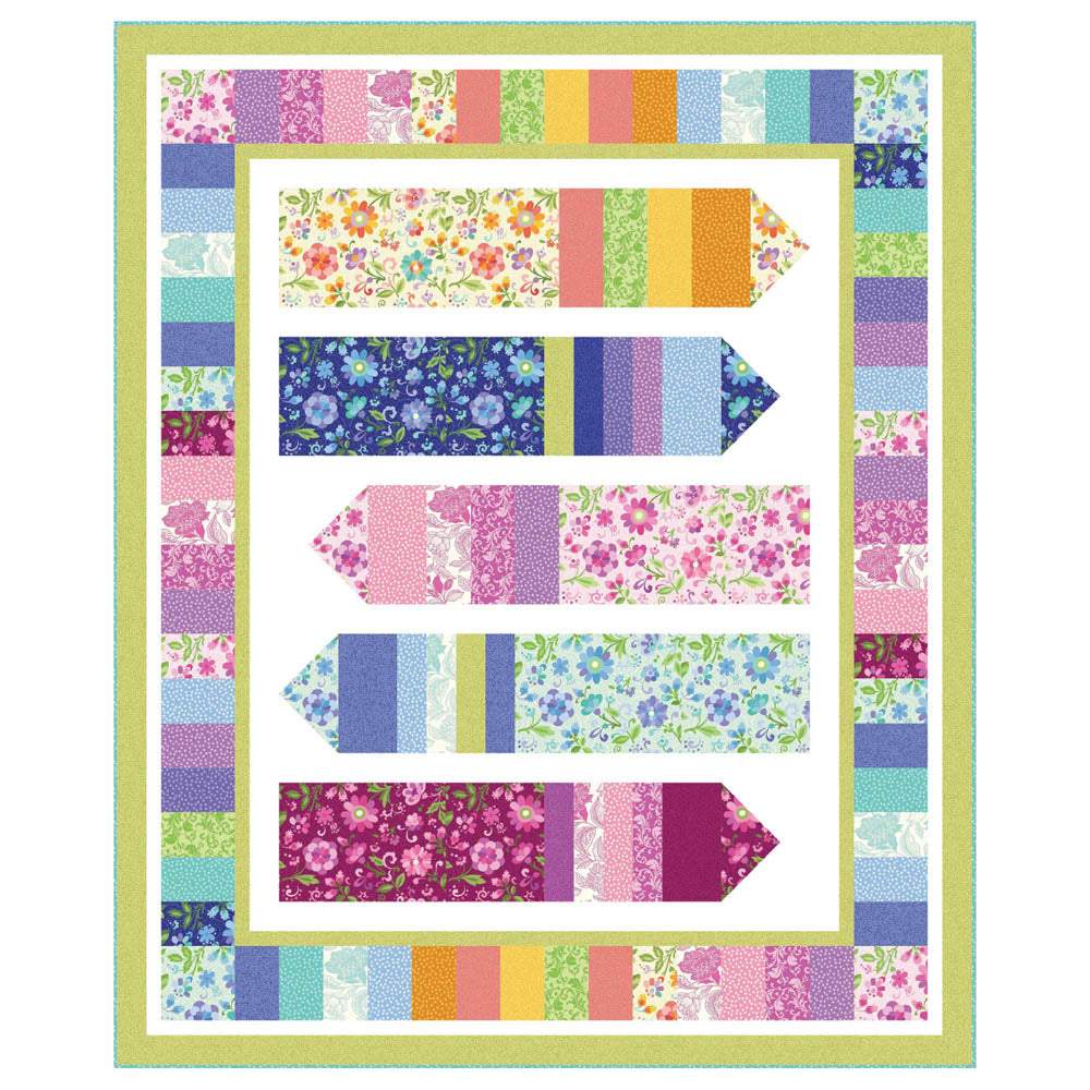 Benartex - Candy Crayons Quilt pattern - FREE download