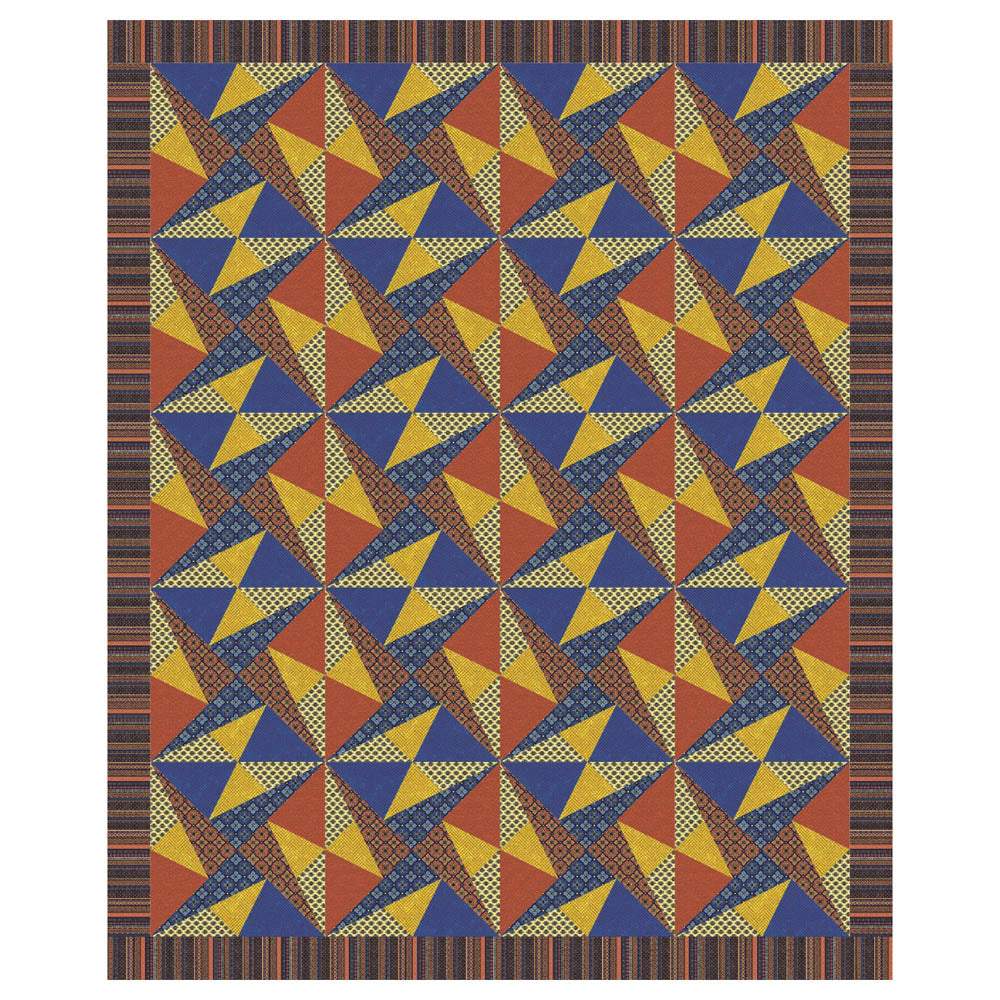 Benartex - Rebirth Lap Quilt Pattern - FREE download