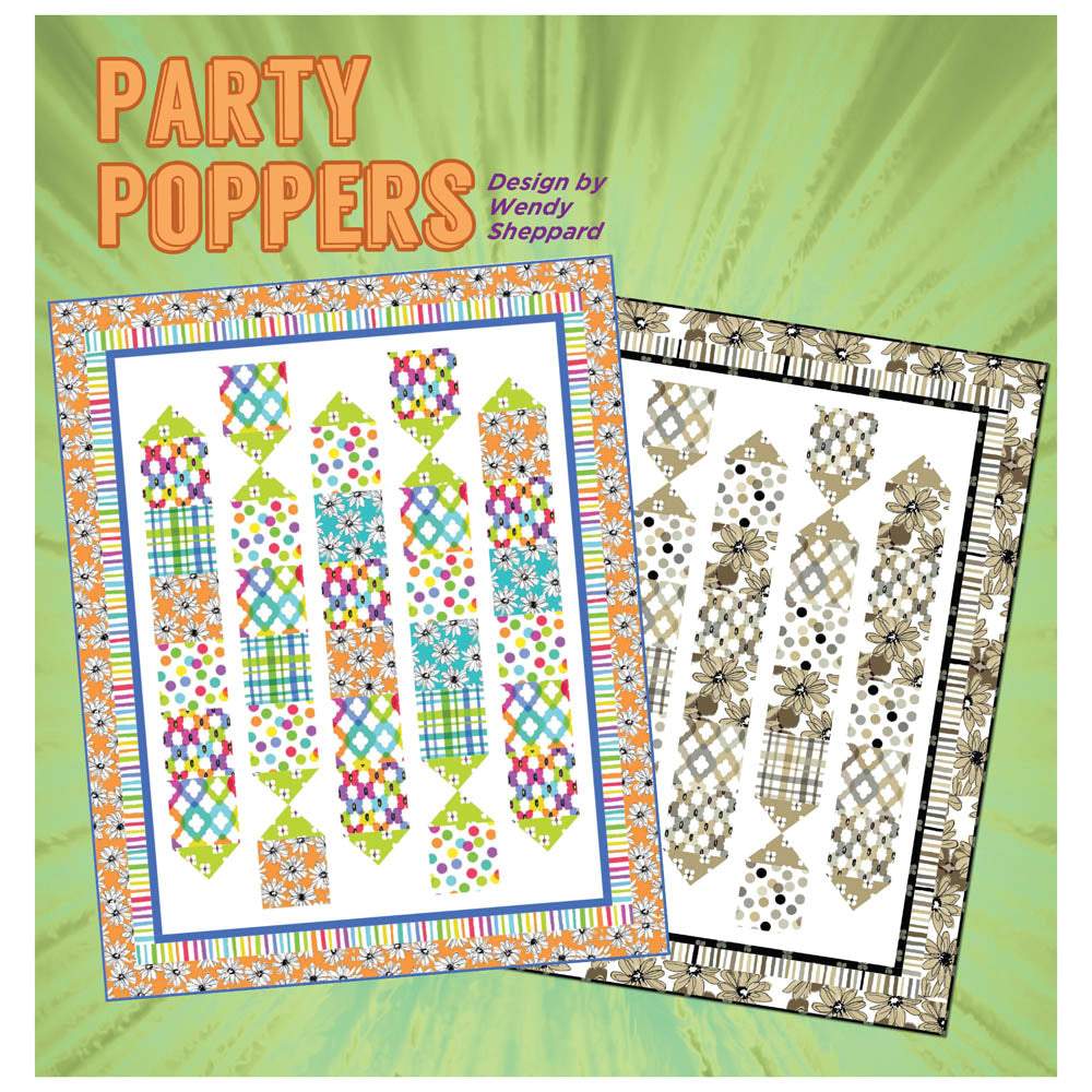 Benartex - Party Poppers Pattern - FREE download